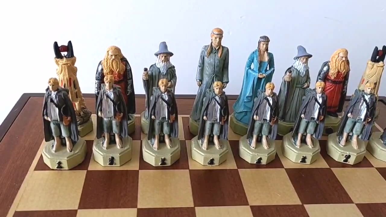 체스 해리 포터 반지의 제왕 할로윈 성인 어린이 학생 입체 캐릭터 체스 조각 선물 세트